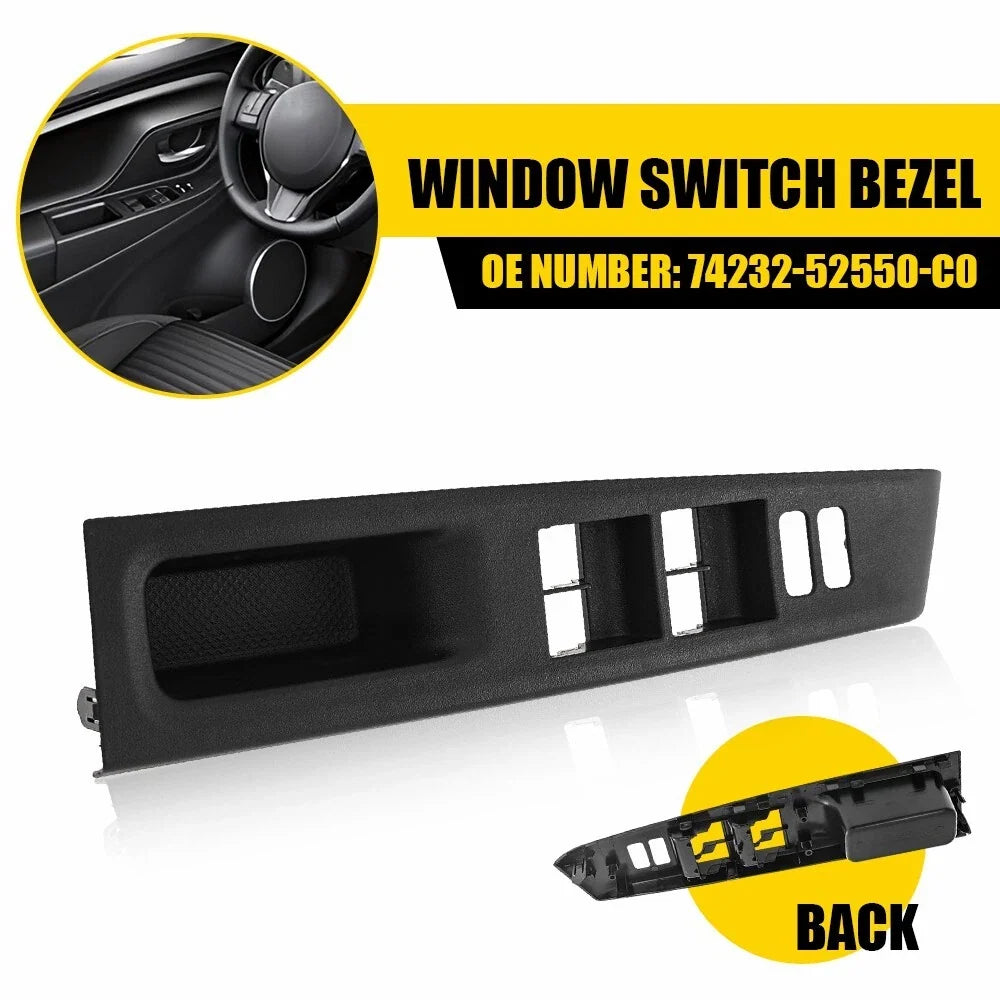 Power Window Switch Bezel Trim for Toyota Yaris 2012-2014