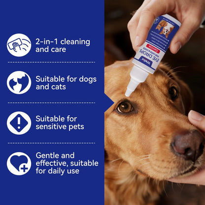 Pet Eye Drops for Dogs & Cats (60ml)