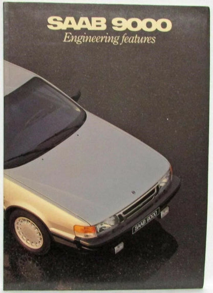 Sales Brochure Book for Saab 9000 (1986)