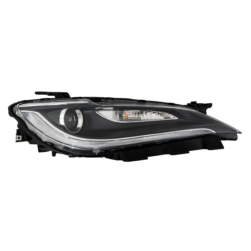 2016-2017 Chrysler 200 Passenger Side Halogen Headlight w/o LED DRL Clear