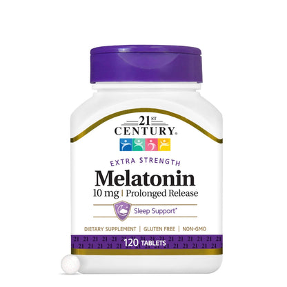 10mg Melatonin Tablets for Sleep Support (120 Count)
