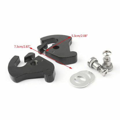Rotary Latch Kit with Locks for Softail (MMA-076-Black)