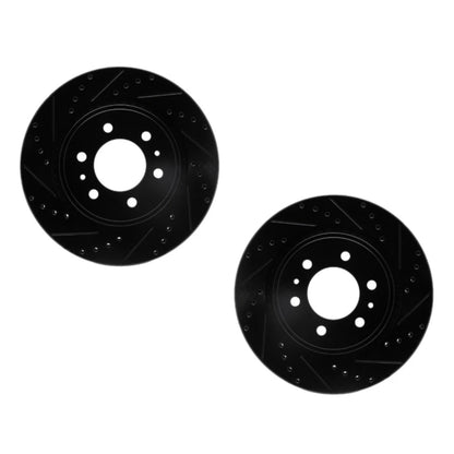 Rotor Set for Ford Expedition (2007–2020) | Drilled and Slotted | ALX-PAU-DF-8002-54070-CLA3