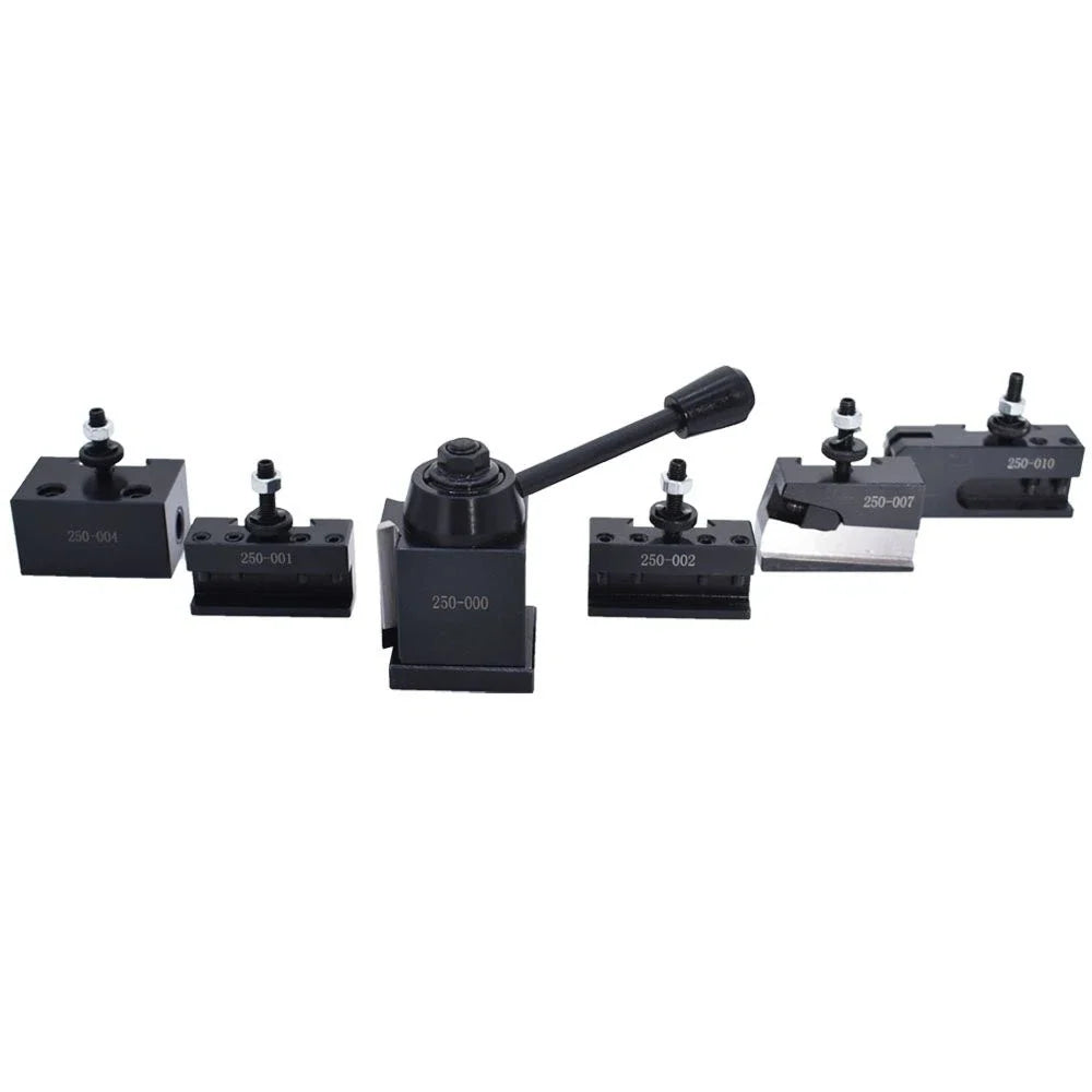 6X OXA Wedge Type Tool Post Holder Set 250-000 for Mini Lathe (Up to 8")