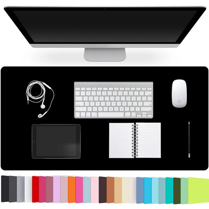 Leather Desk Pad Protector for Office Use (Non-Slip, Large Size)