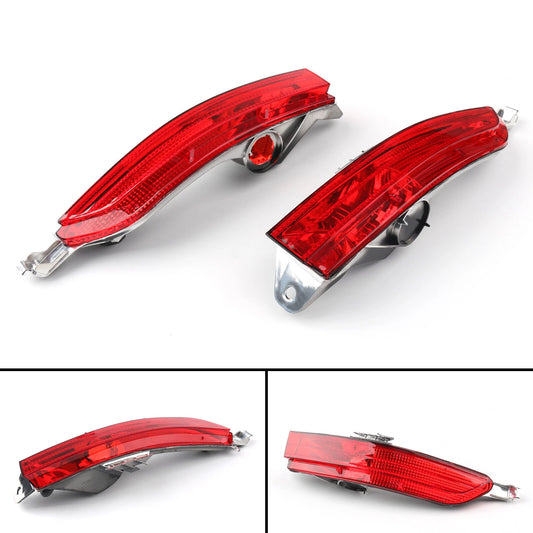 1 Pair Red Rear Fog Lamp Bumper Cover Reflector for VW Touareg (2011–2014) 7P6945701D, 7P6945701E
