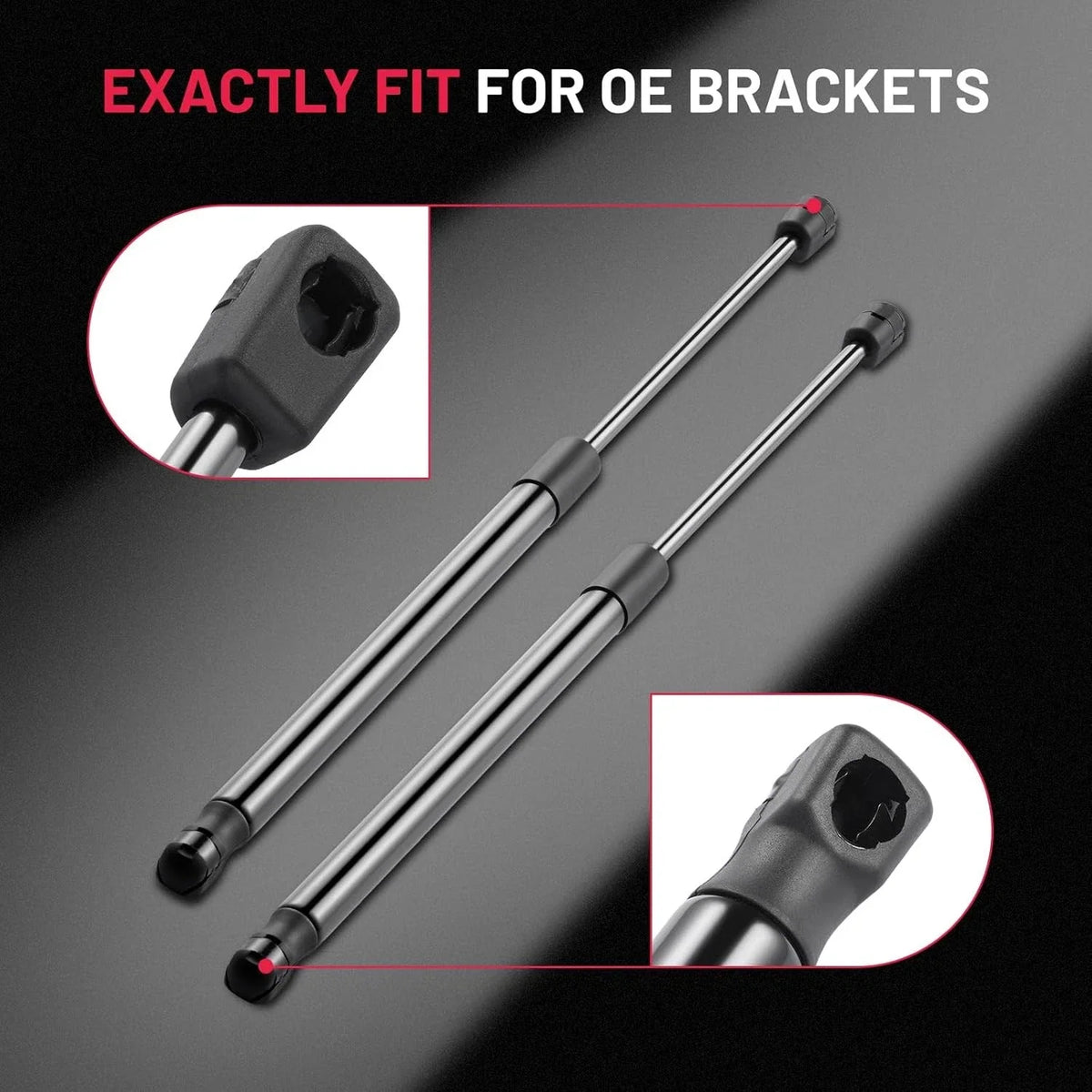 2X Shock Struts Lift Supports for Front Hood - Ram 1500 (2011–2020)