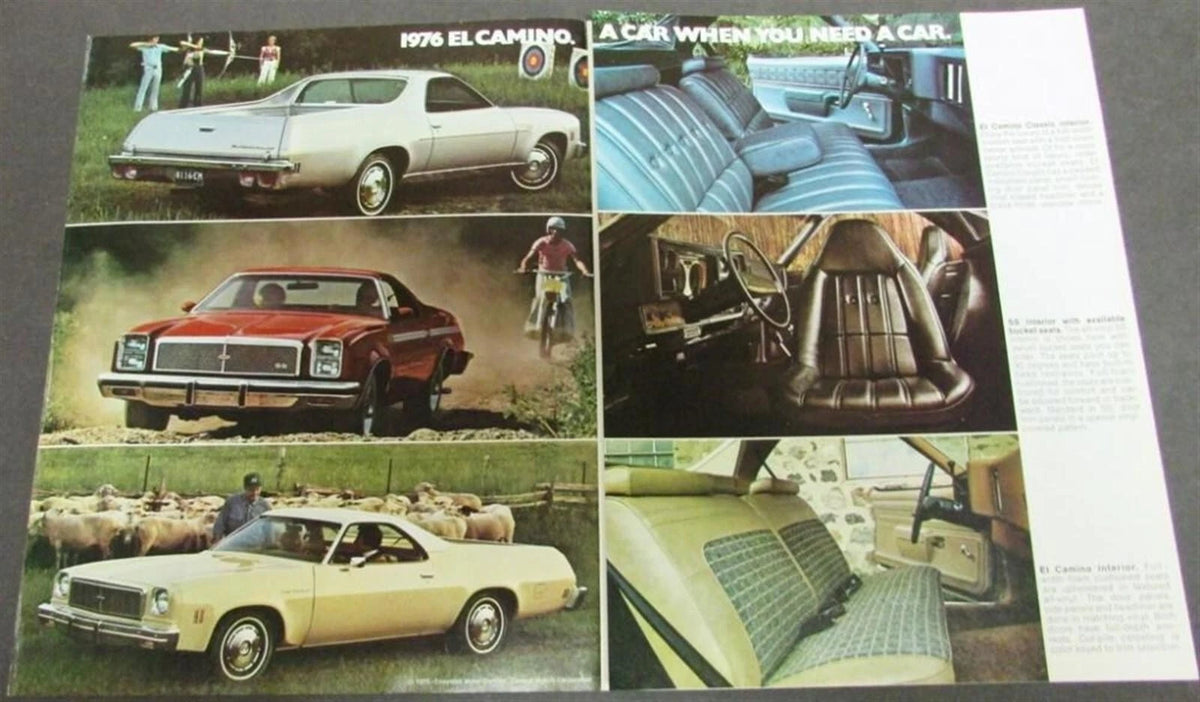 Sales Folder for 1976 Chevy El Camino
