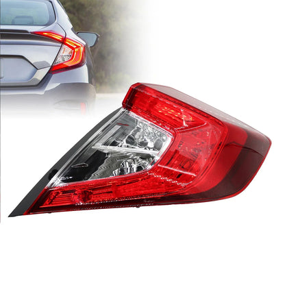 Right Outer Tail Light Assembly for Honda Civic Sedan 2016-2020