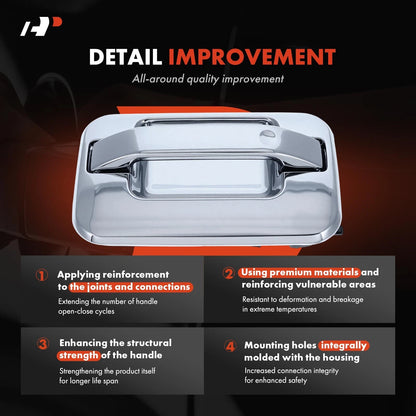 Upgraded Metal Exterior Door Handle for Ford F-150 (2010–2022) 9L3Z1626605DA