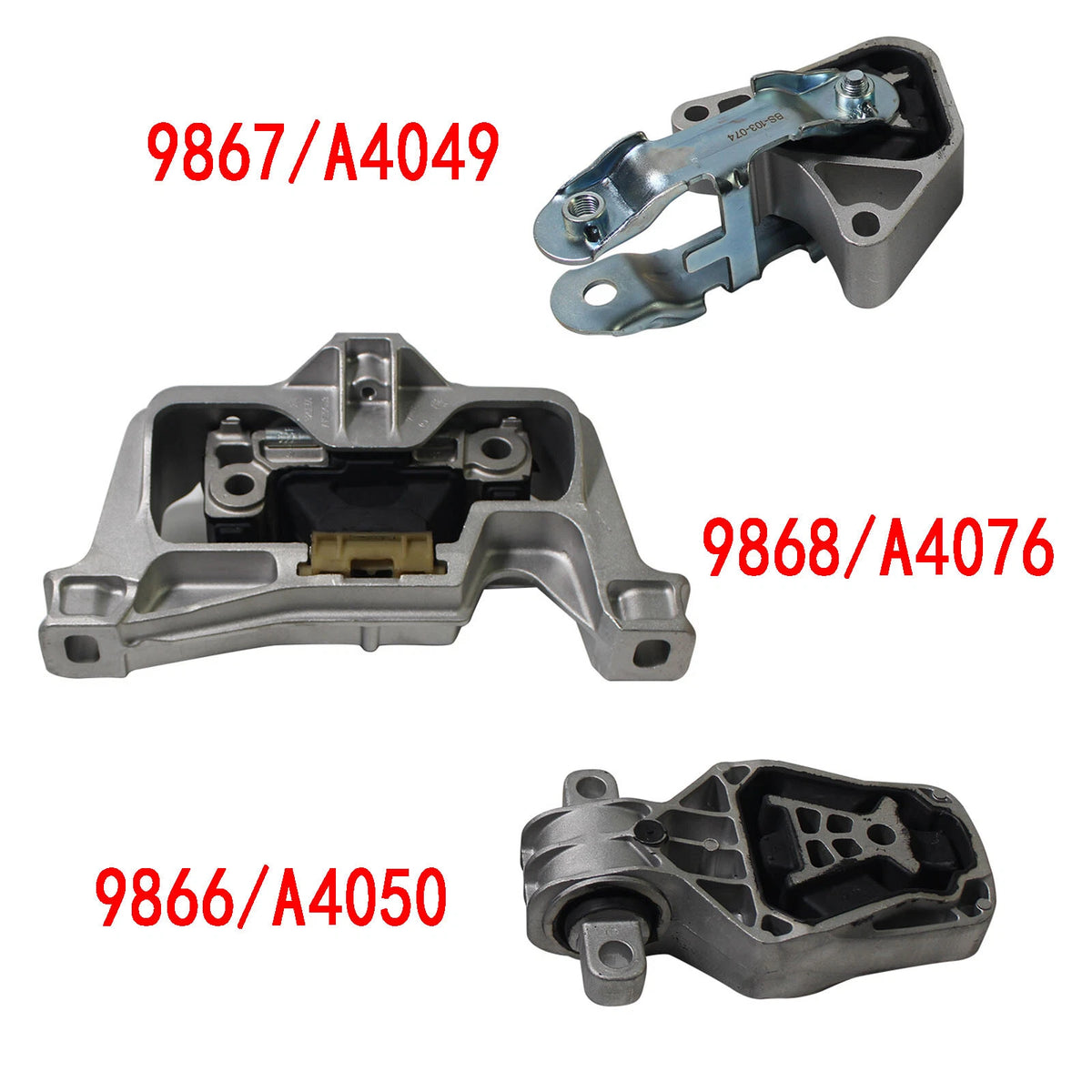 3Pcs Engine Motor & Torque Strut Mount for Mercedes-Benz CLA250 GLA250 GLA45 AMG (103074)