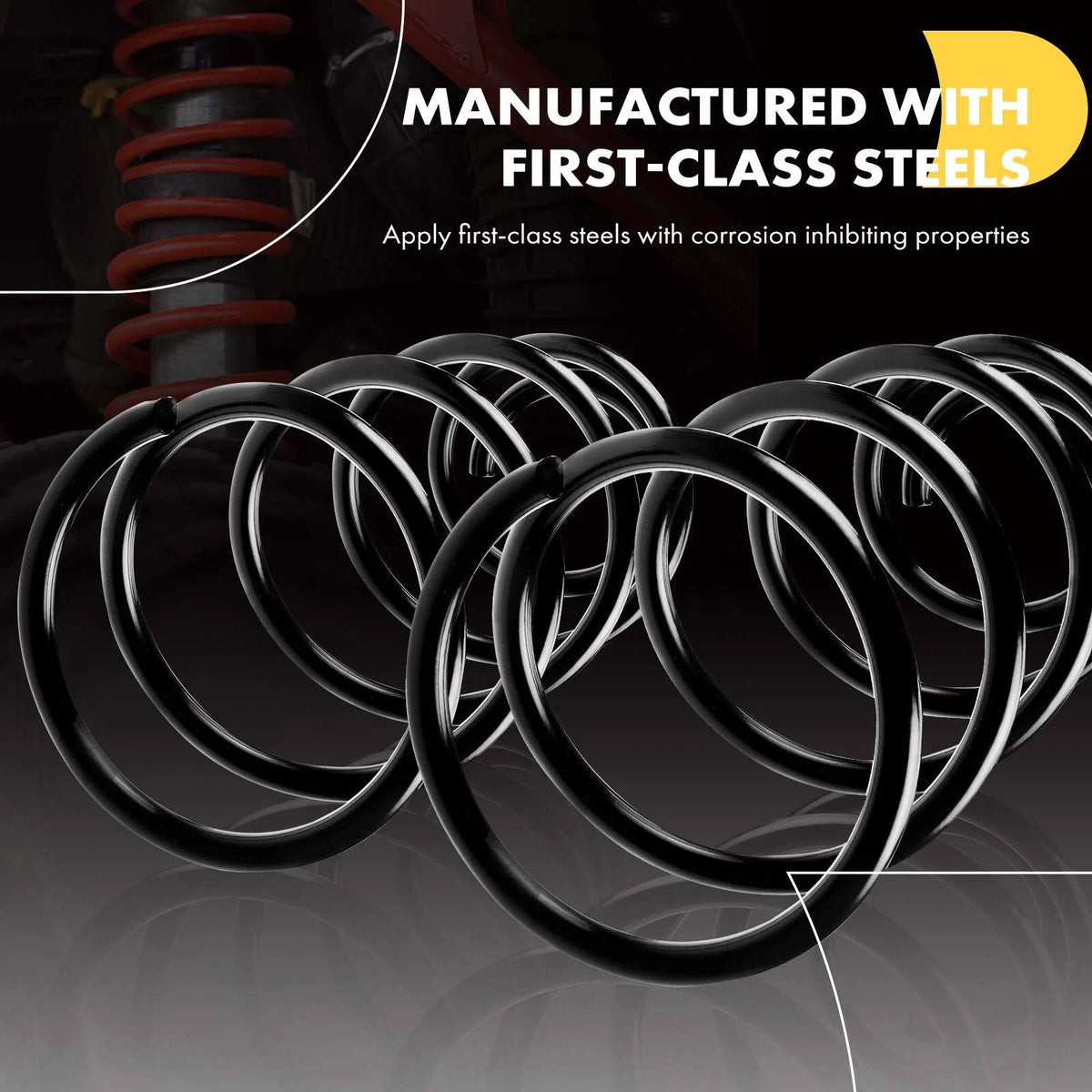 2X Rear Coil Springs for Volkswagen Touareg (2004–2006, 2009–2010) 7L6511115F, RC5534