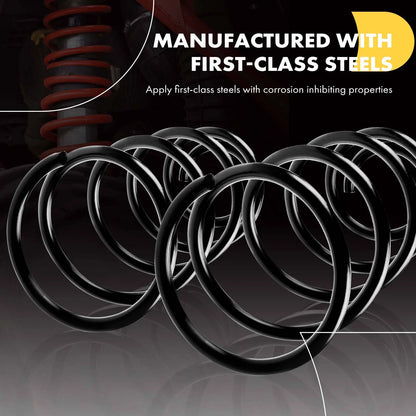 2X Rear Coil Springs for Volkswagen Touareg (2004–2006, 2009–2010) 7L6511115F, RC5534