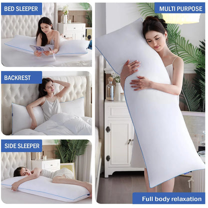 Memory Foam Body Pillow Insert for Full Body Support (Adults)