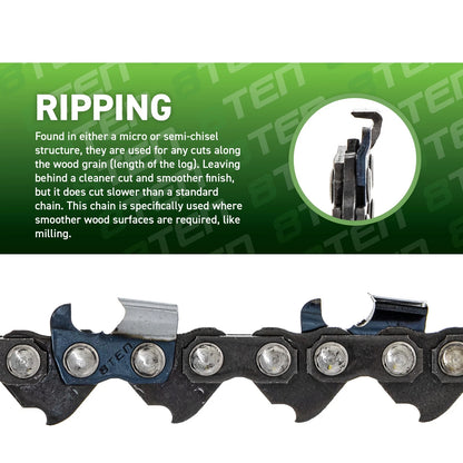 3-Pack Chainsaw Chain 20 Inch .063 3/8 72DL for Dolmar PS 9000 9010 (H45-72, H50-72, H50S-72)