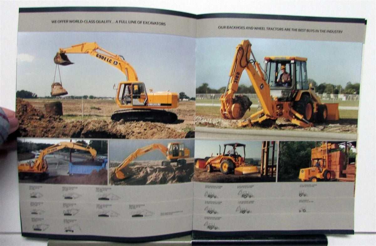 Construction Brochure for John Deere Industrial Equipment (1993)