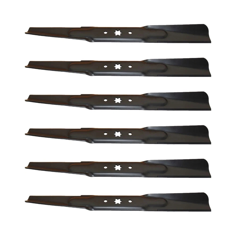 6PK Lawn Mower Blades for Cub Cadet (Fits 942-04290, 742-04244)