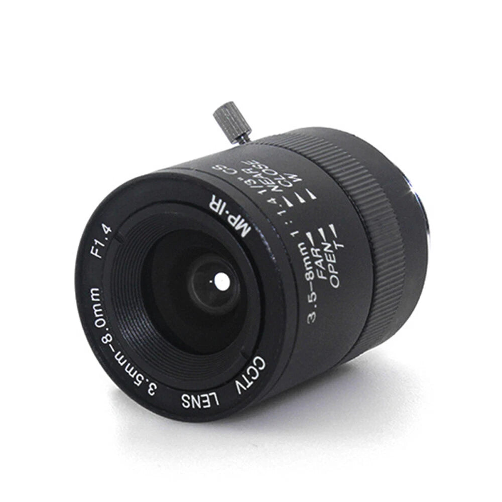 4Pcs Manual IRIS 3.5-8mm CS Mount Lens for Camera