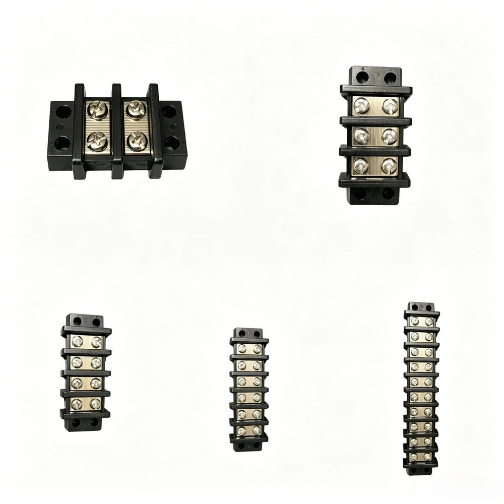 Marine Terminal Block 2/3/6/10 Gang Stainless Screw 600V 30A 22-10AWG
