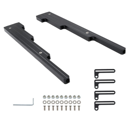 2X Black Spark Plug Wire Loom Holders Separator Kit for Chevy SBC BBC (BCK17402K)