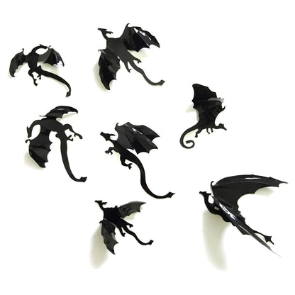 PVC 3D Dragon Decorative Wall Decals for Home Wall Decoration