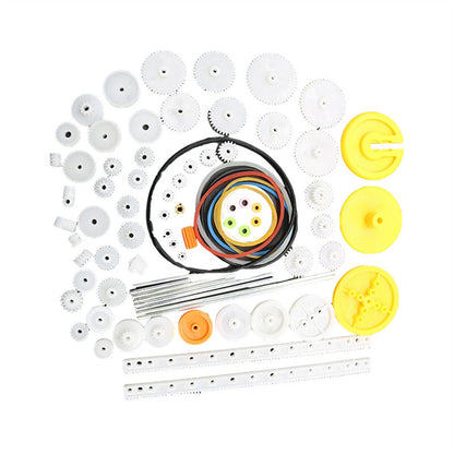 82Pcs Plastic Motor Gear Set for Toy Motor Car Robot Model Kit