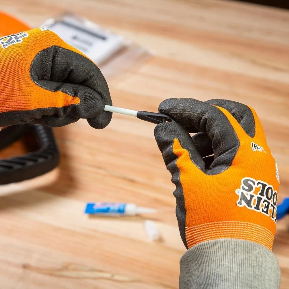 Compact Non-Conductive Fish Tape Repair Kit for Electricians