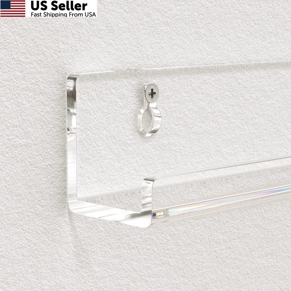 6X Vinyl Record Shelf Wall Mount for (12-inch)