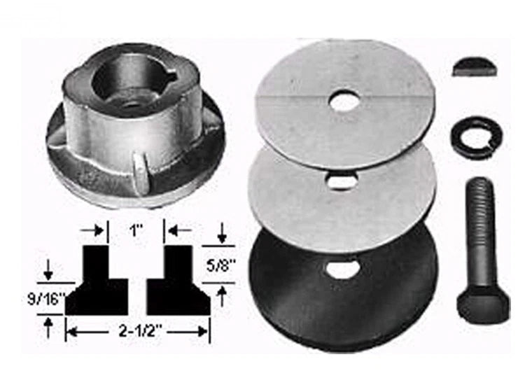 1" Blade Adaptor Assembly for Rotary Brand