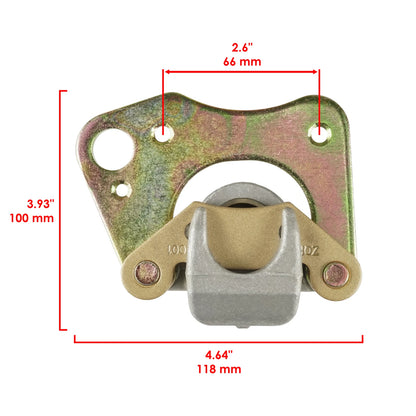 Set of 2 Front Brake Calipers with Pads for Polaris Ranger XP 700 (2005–2006) MP1445CR110SU