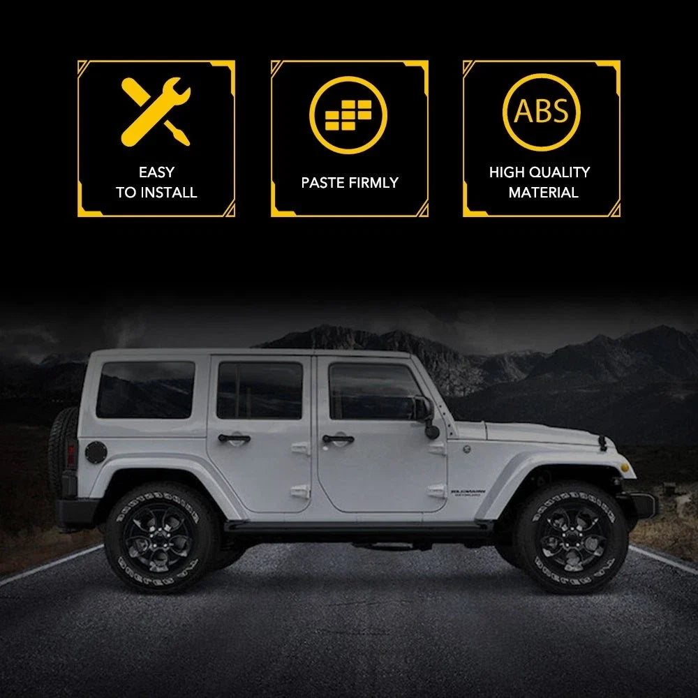 Water Rain Diverter Slot Guard for Jeep Wrangler JK (2007–2017)