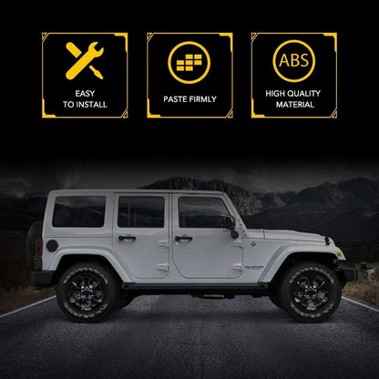 Water Rain Diverter Slot Guard for Jeep Wrangler JK (2007–2017)