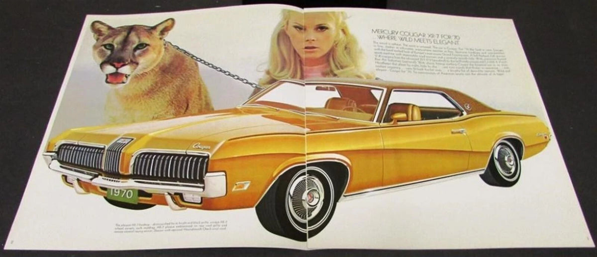 Sales Brochure for Mercury Cougar XR-7 Eliminator Hardtop Convertible (1970)