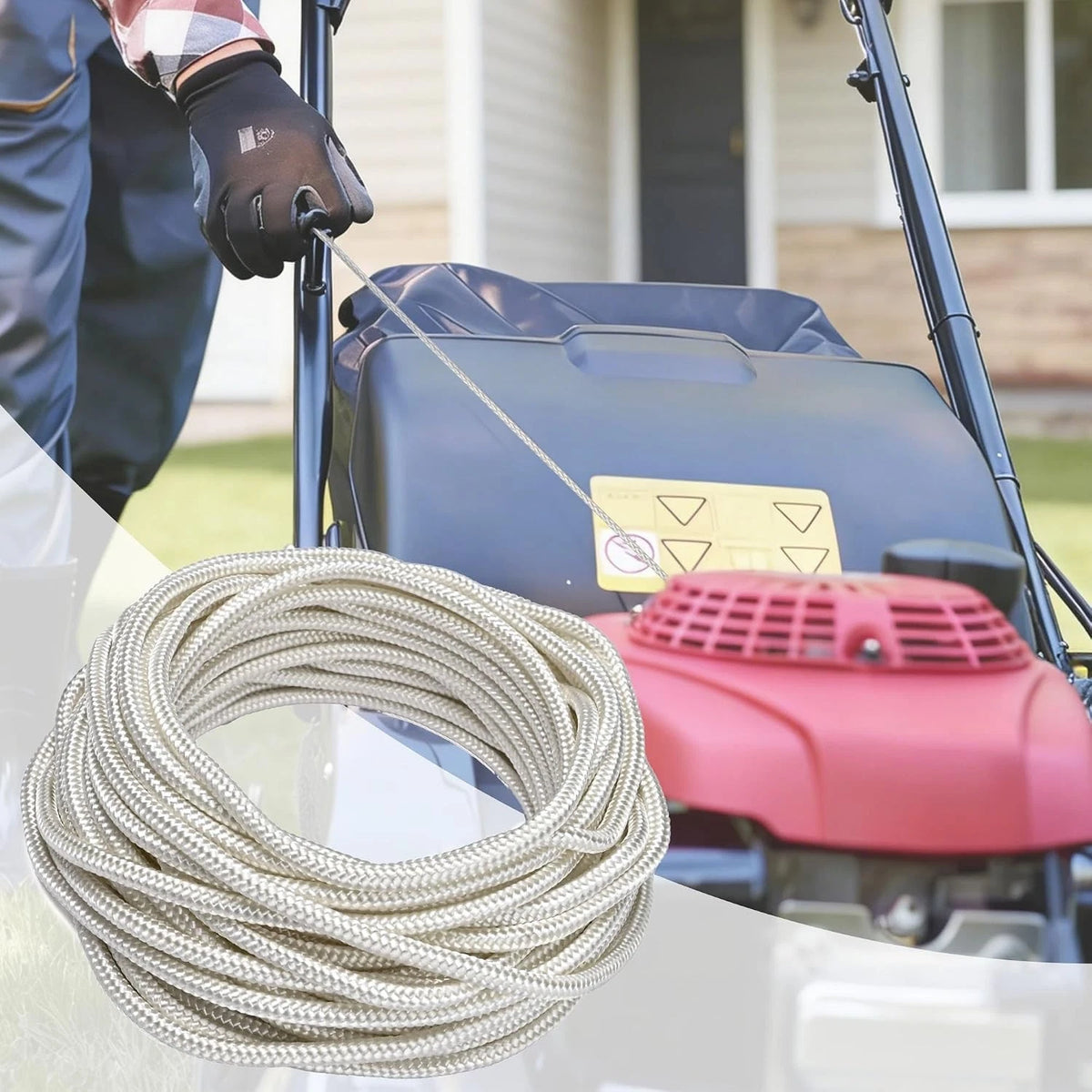 5.0mm 40ft Starter Rope for Lawn Tools (Heavy-Duty Replacement)
