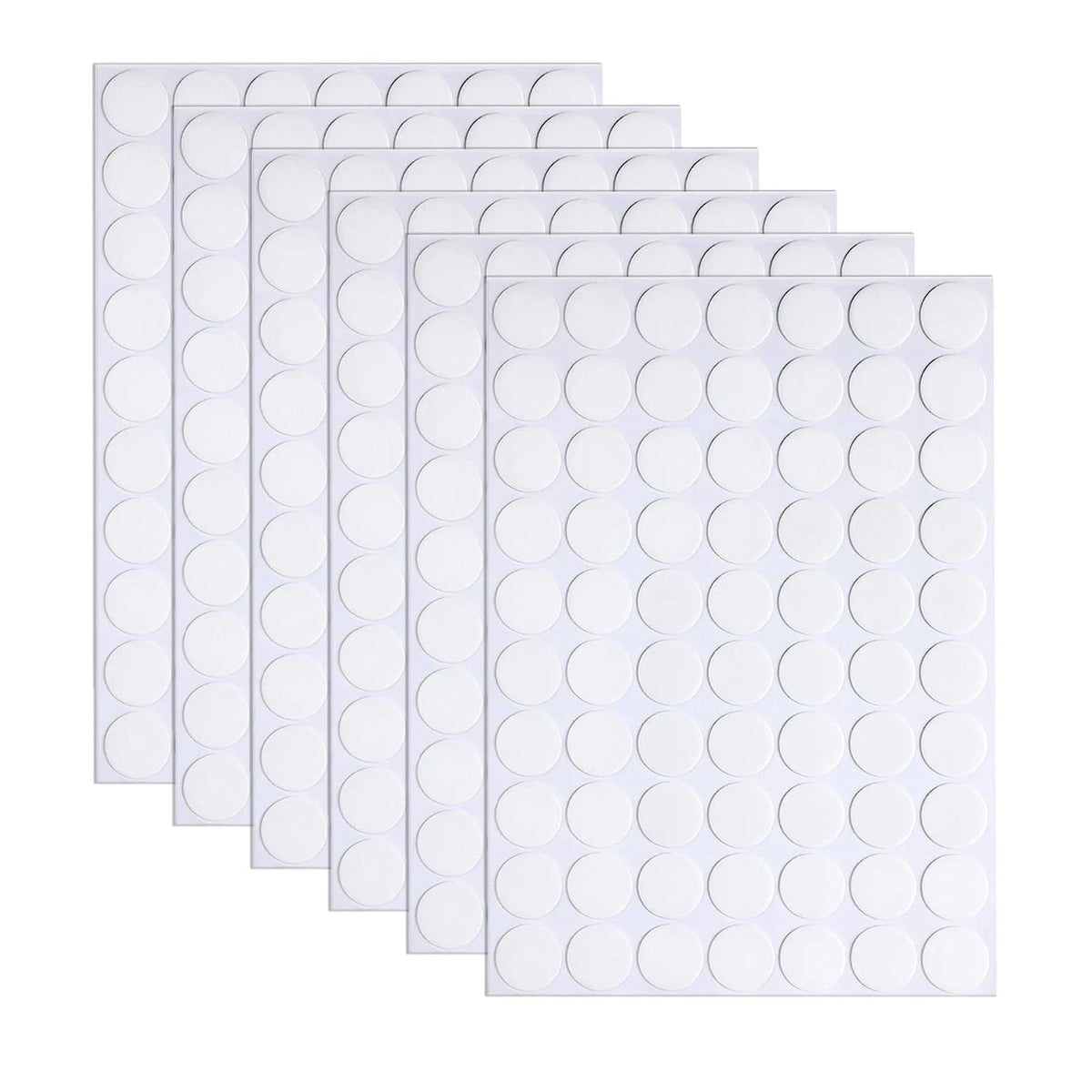 350pcs Clear Double-Sided Sticky Dots for Various Applications (No Specifics)