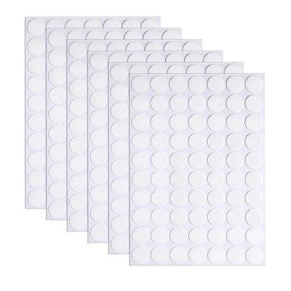 350pcs Clear Double-Sided Sticky Dots for Various Applications (No Specifics)