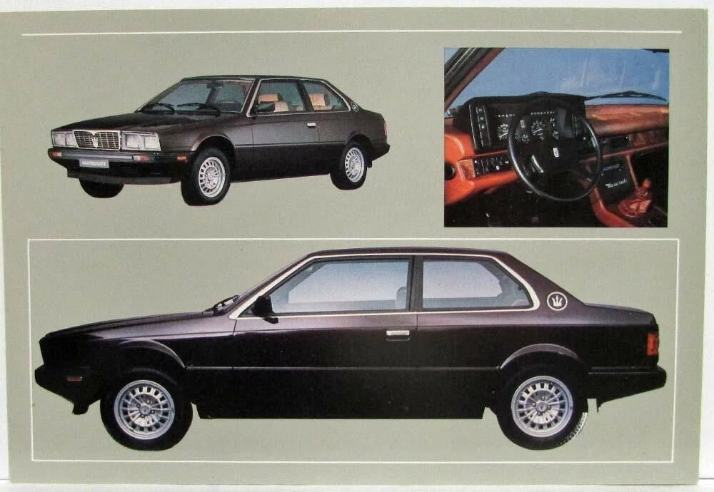 Maserati Biturbo Postcard (1981)