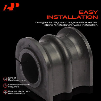 2X Front Sway Bar Bushing Kit for Jeep Grand Cherokee (2006–2010) 52090155AG, 52090155AH, K200160