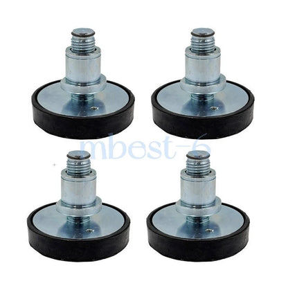 Set of 4 Rubber Car Lift Tray Heightening Feet, 40mm Diameter
