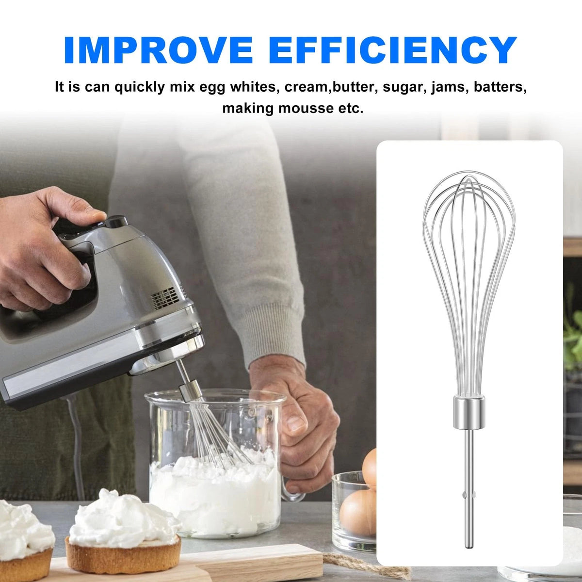 Whisk Attachments for KitchenAid Mixer