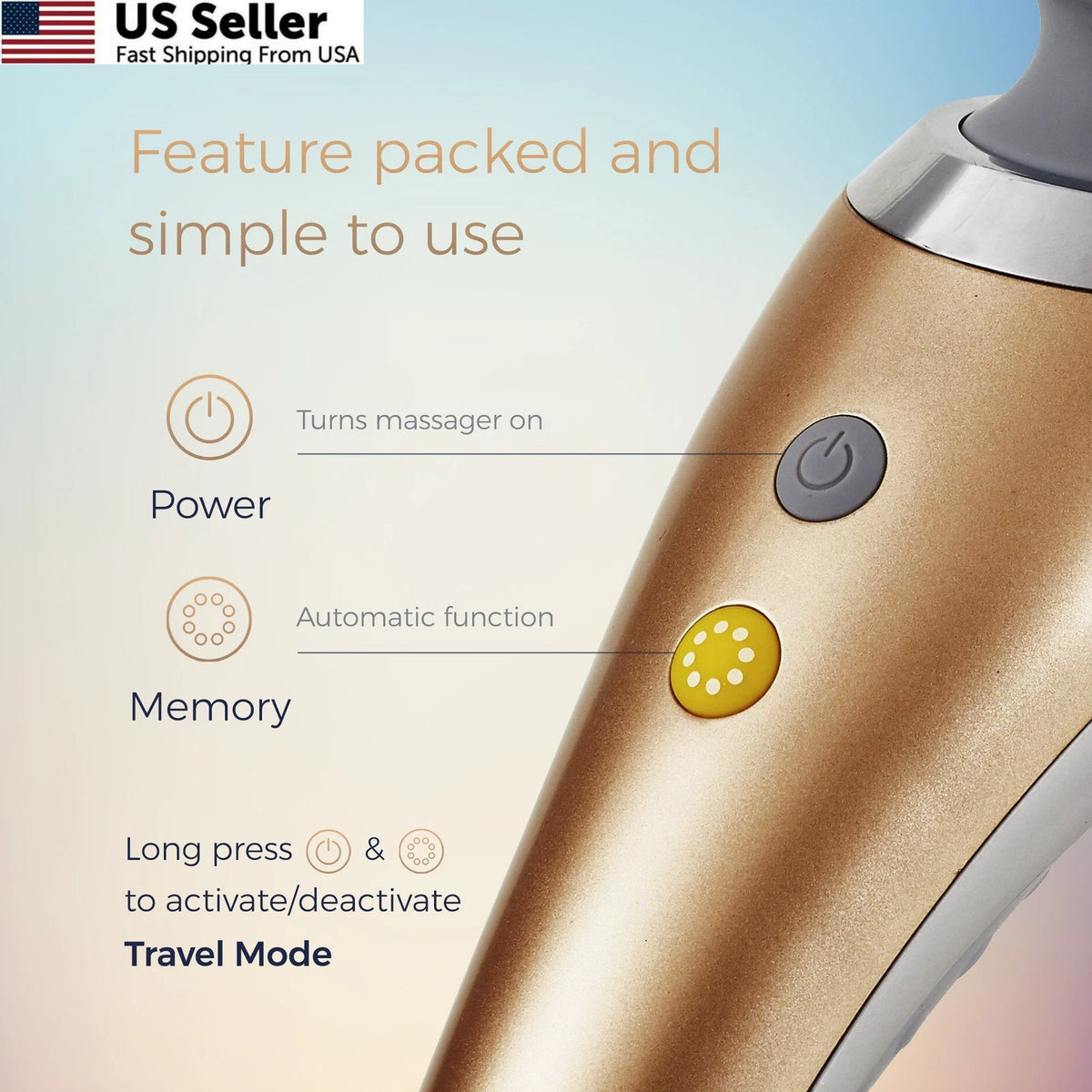 Massage Wand for Universal Use (2.1x11.6 Inch)