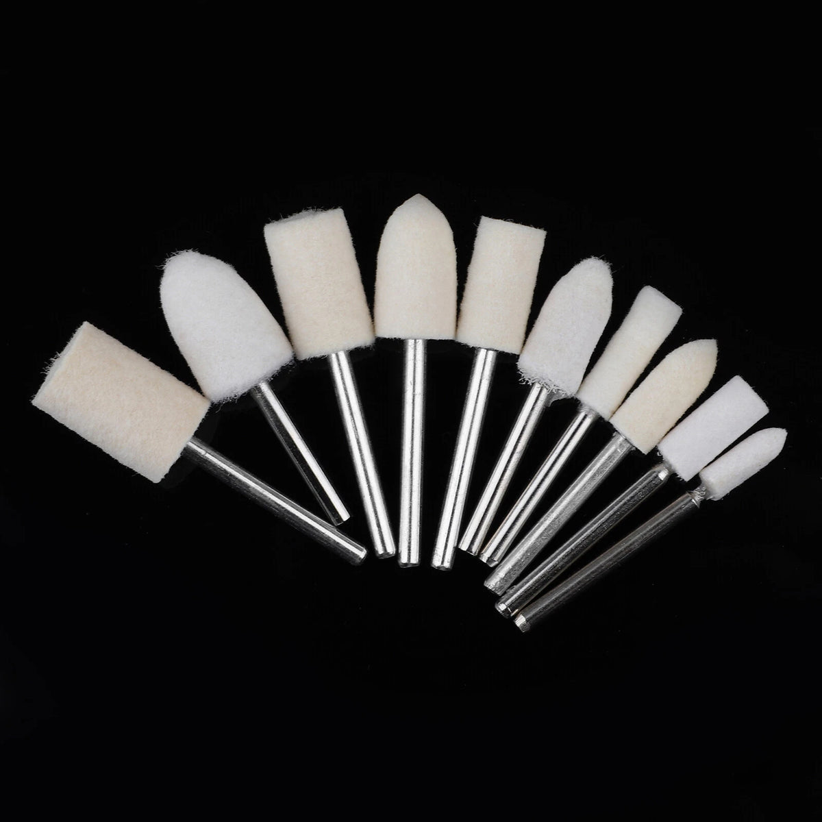 20x Felt Polishing Buffing Pad Wheel for Dremel Rotary Tool