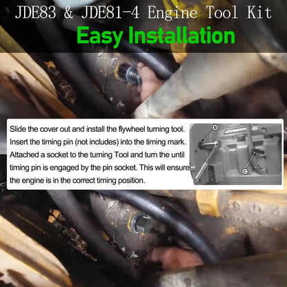 Timing Pin & Engine Turning Tool Kit for John Deere 3179 4239