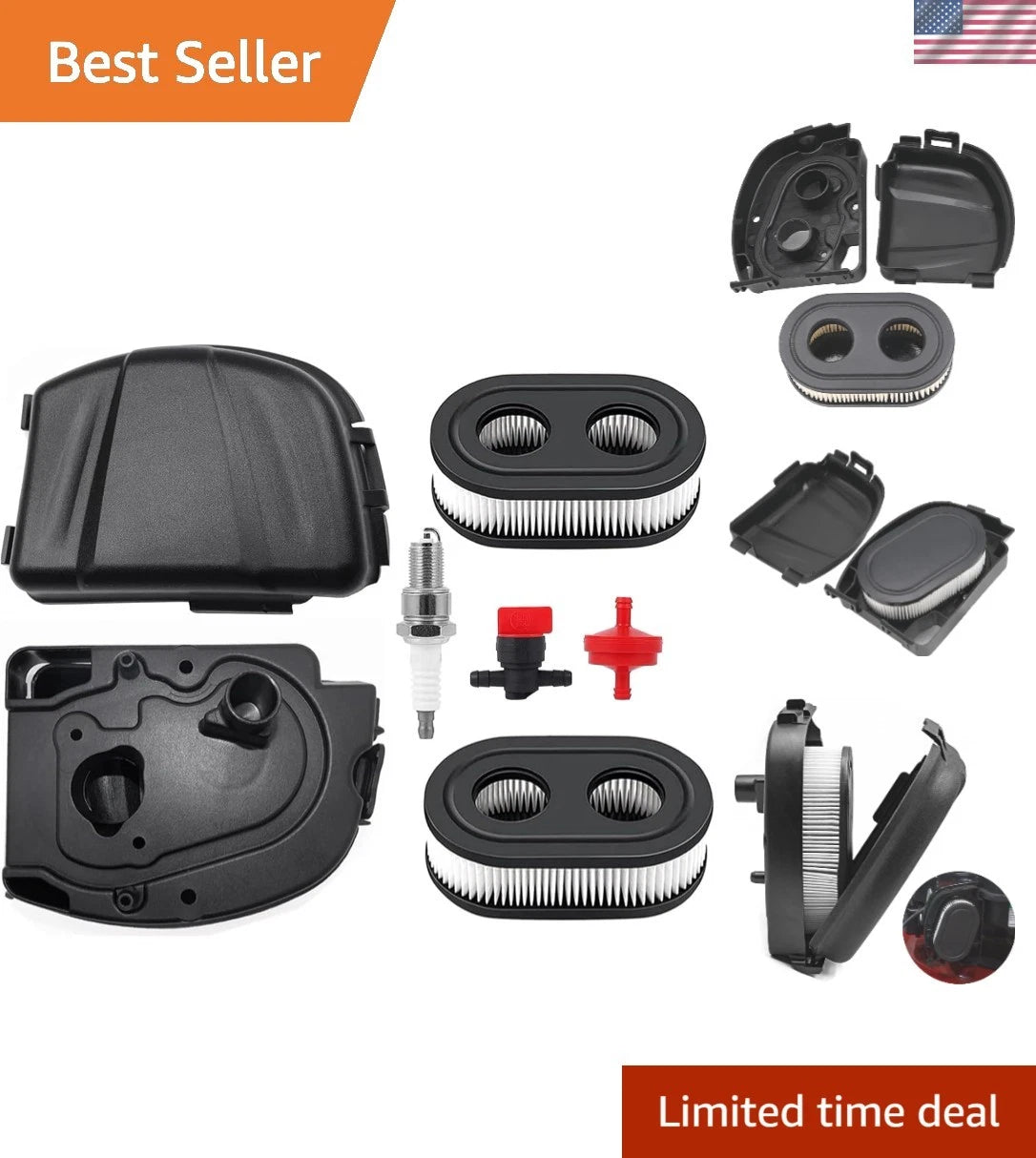 Universal Air Filter & Tune-Up Kit for Yard Machines 21” Lawn Mower