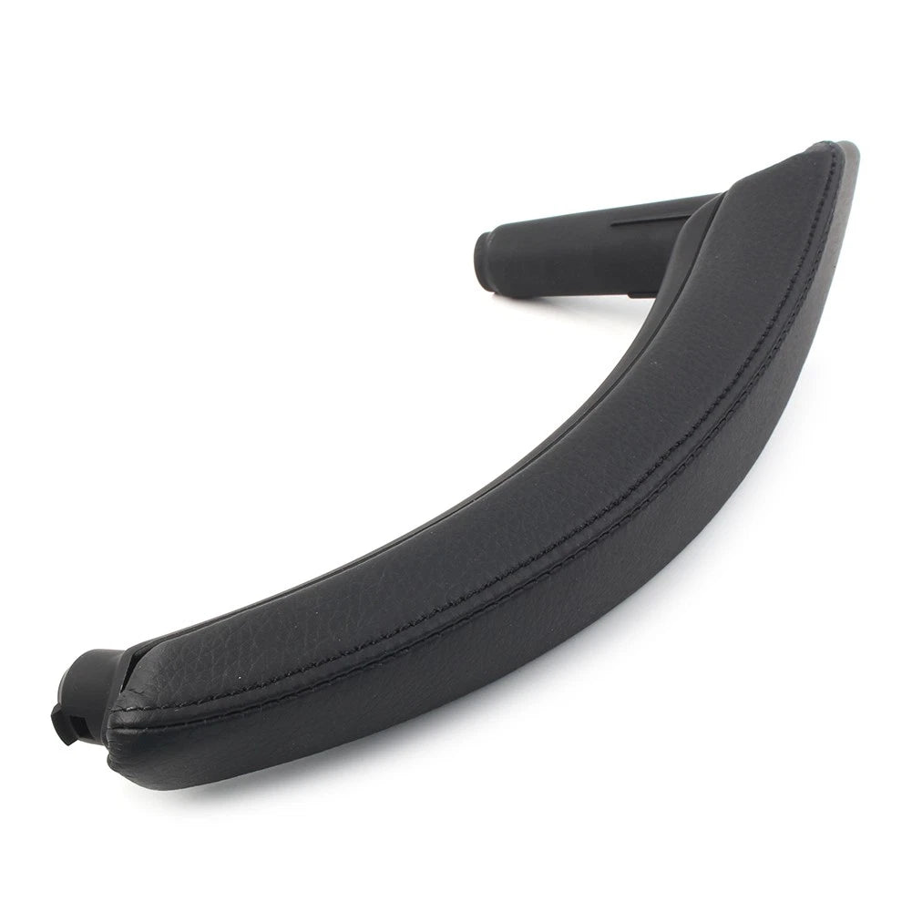 Black Door Trim Pull Handle Right Side Real Leather for BMW X5 E70 (2007–2013)