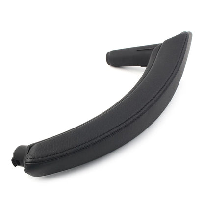 Black Door Trim Pull Handle Right Side Real Leather for BMW X5 E70 (2007–2013)