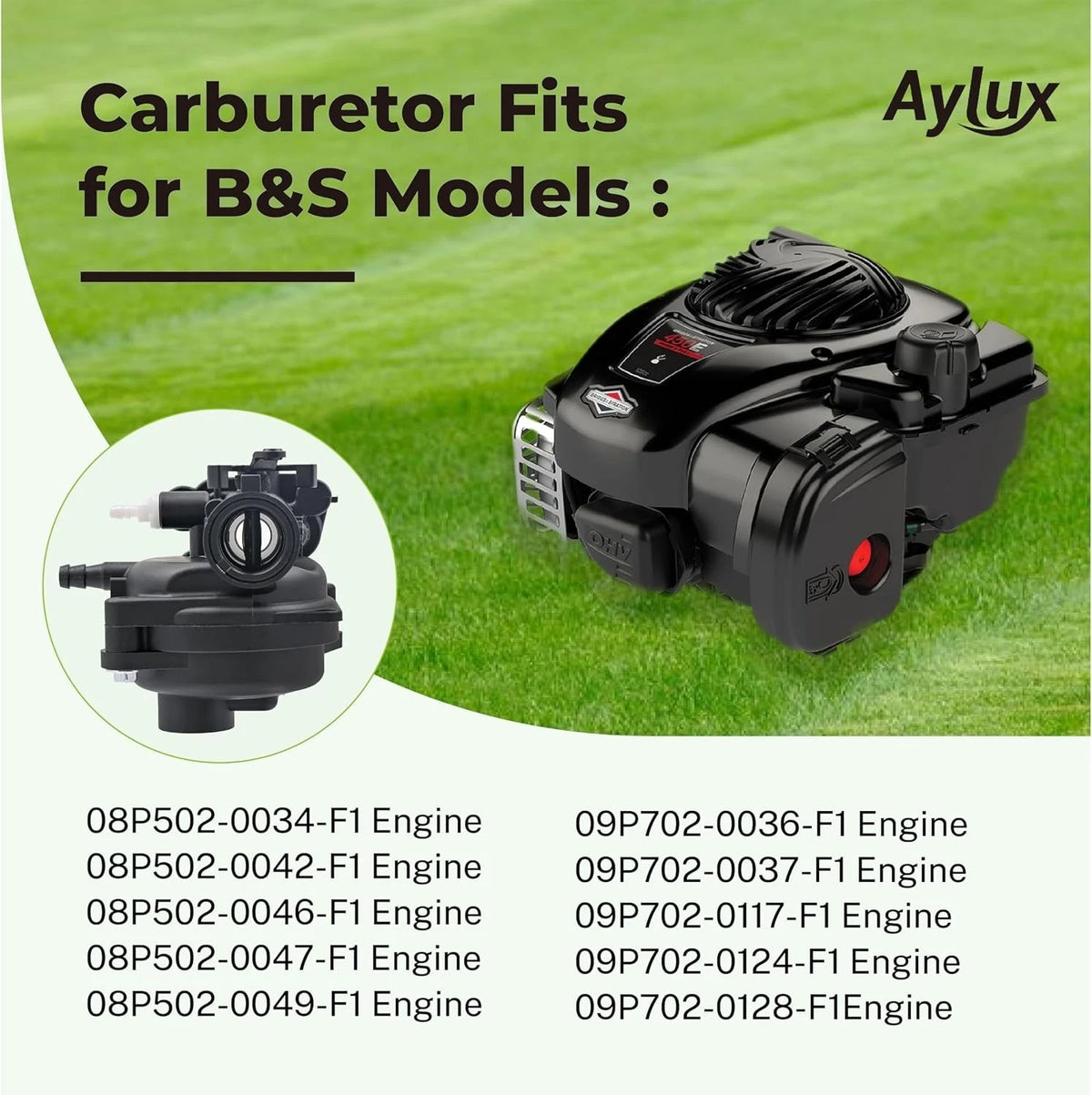 Carburetor Replacement Kit for B&S Engines (All Models)