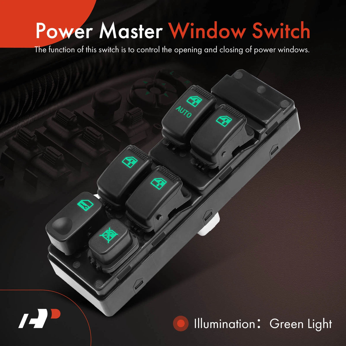 Front Left Power Window Switch for Kia Spectra (2004–2009) 935702F200