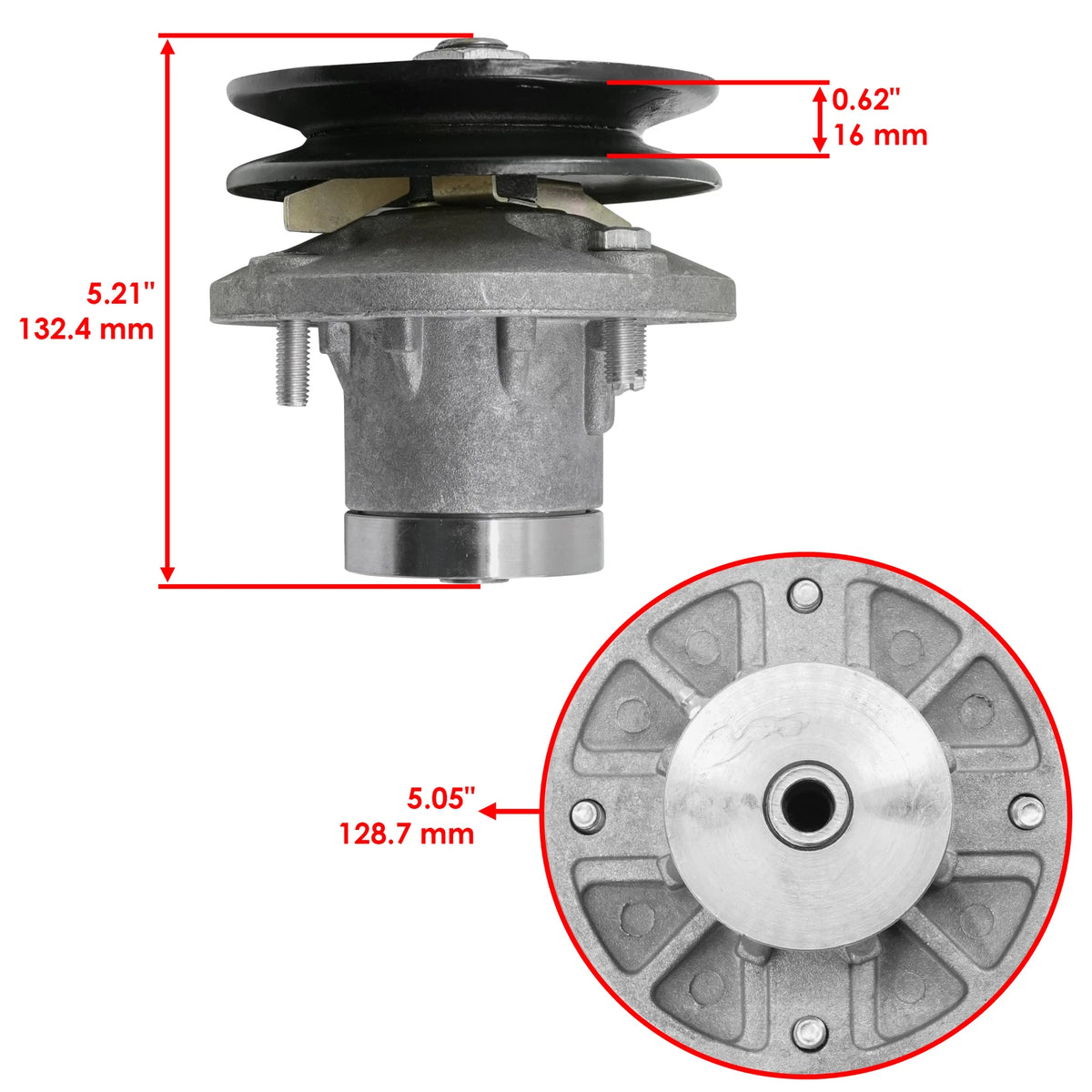 Spindle for John Deere LX172 (1990–1997)