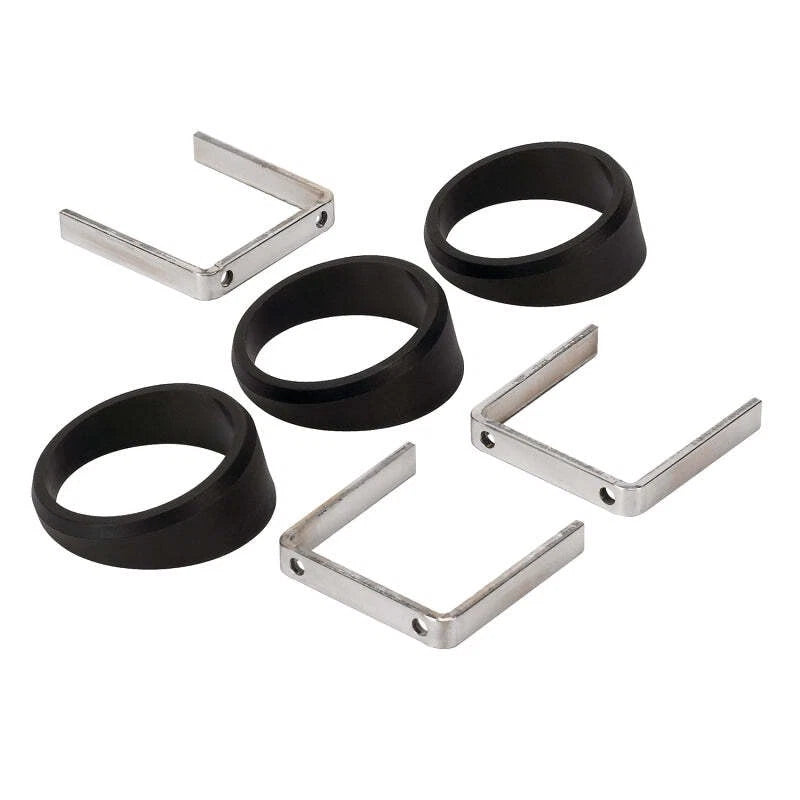 3X Black Angle Rings for Autometer 2234 (2-1/16in)